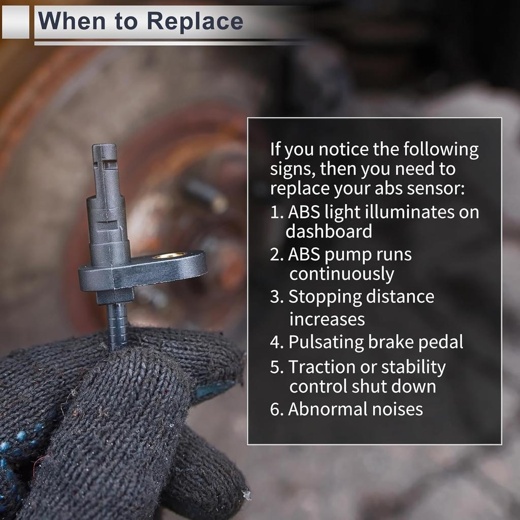 Front Left ABS Wheel Speed Senor for Honda HR-V 2016-2022 1.8L ABS Sensor Anti-Lock Braking System Sensor No.57455T7WA01 1 Pcs