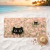 Cat Soft and Comfortable Beach Towel Perfect for Vacations and Poolside Use an Ideal Gift for Summer Holidays