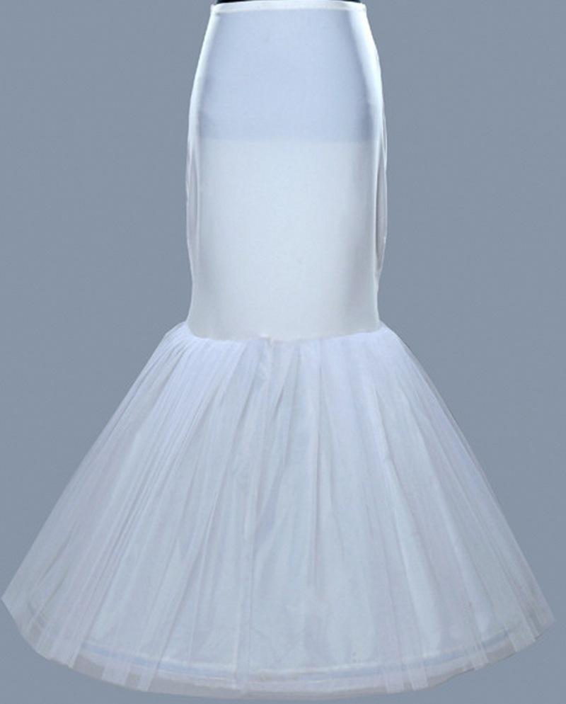 Fishtail Hochzeitskleid Petticoat Rock mit elastischem Korsett und Stahlring Unterstützung