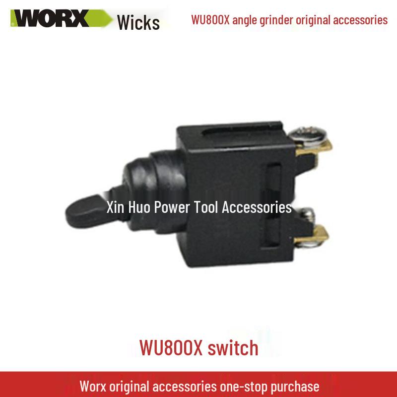 Wickes Angle Grinder Accessory Set: WU800X Head Shell, Carbon Brush, Gear Rotor, Stator, Switch Housing, Spindle.