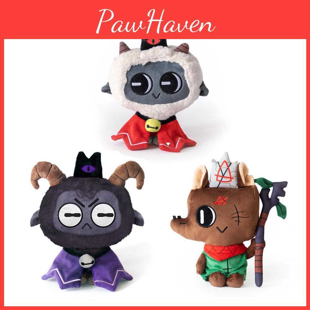 Cult Of The Lamb Plush Toy Sheep Animal Figure With Pp Cotton Filling For Collectors And Kid