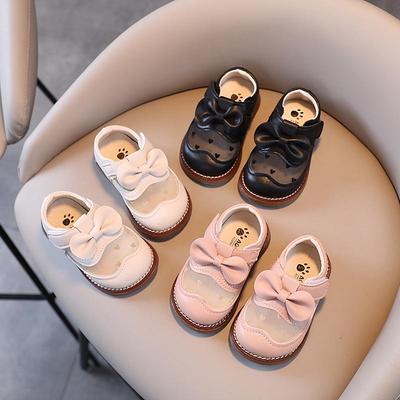 2025 Frühling & Sommer Mädchen Prinzessin Schuhe - Atmungsaktives Weichleder, Kleinkindgröße, Einzelstück