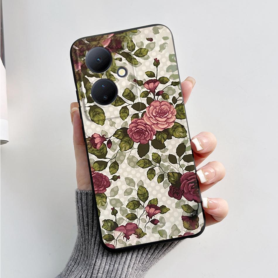 For Vivo V29 Lite 5G Case VIVOY78 Y 78 6.78'' Soft Cartoon Bear Frog Silicone Back Covers For Vivo Y78+ V29 Lite 5G Phone Cases