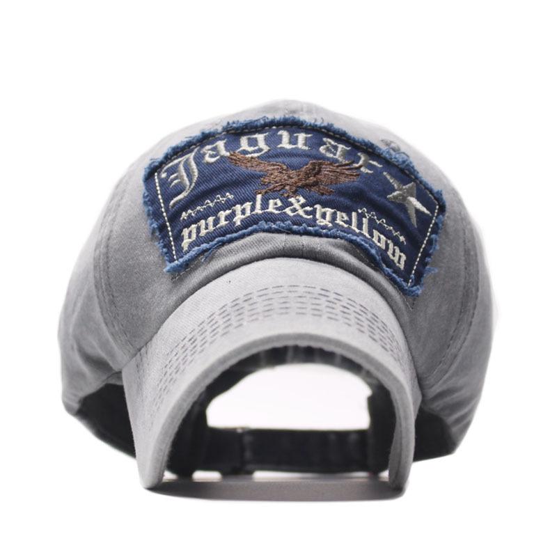 Spring and Autumn Retro Hong Kong Style Washed Cotton Embroidery Alphabet Baseball Cap Men's and Women's Casual Youth Cap Tide
