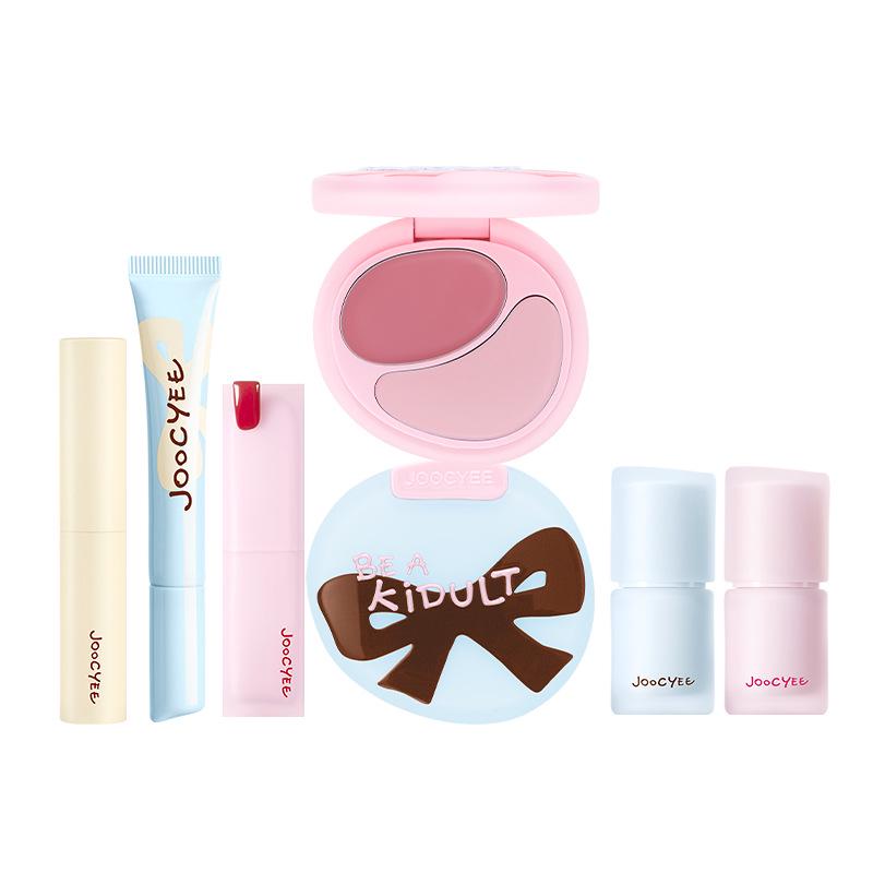 Oura Joocyee Blush Multifuncțional Copilăresc, Iluminator, Glazură de Buze și Ruj Cremă de Yu Shuxin