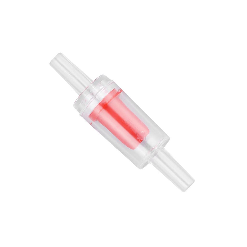 20pcs 4Mm Check For Aquarium Straight Air Valve Non-Return Valve Fish Tank Oxygen Tubing Aerator Connector Red
