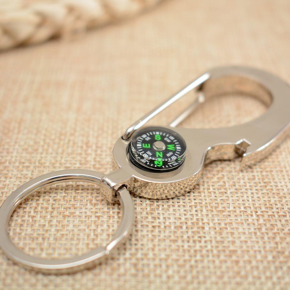 Cute 1PC Car-styling Interior Accessories Tool Compass Keyfob Key Rings Car Keychain Opener