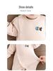 Class A Mulberry Silk Baby Onesie - Thickened, Warm, Slant-Opening Romper with Long Sleeves for Autumn/Winter.