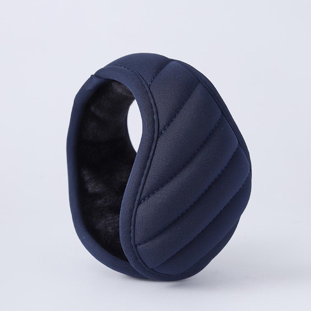 Thick Plush Lined Winter Earmuffs Soft Windproof Ear Covers Portable Plush Earmuffs  Outdoor Use