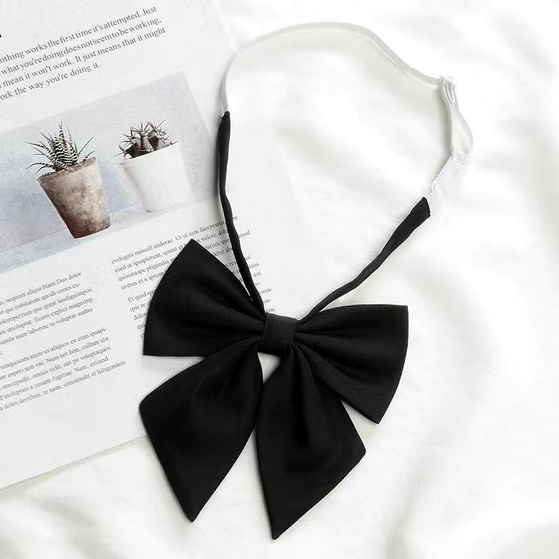 Japanese School Uniform Bow Tie For Girls Polyester Accessory With Elegant Design For Students