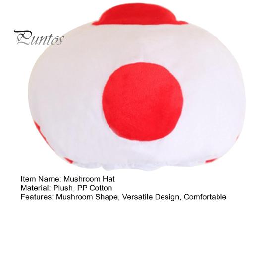 Paddenstoelhoed Mannen Vrouwen Kinderen Hoofddeksel Hoed Uniek Zacht Hoofddeksel Kostuumaccessoire Cosplay Fancy Dress Props