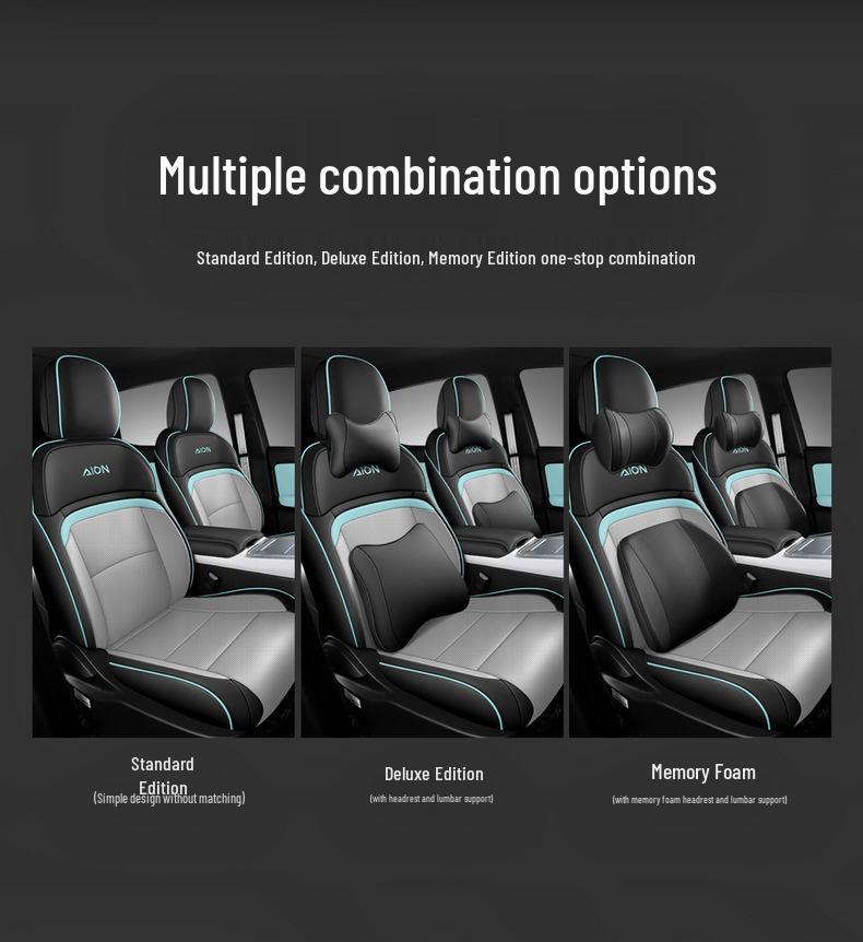 2023 Aion Y+ Leather Car Seat Cover, All-Season, Full Coverage, Universal Fit