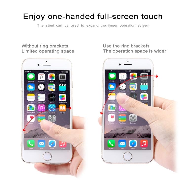 360 Degrees Rotation Ring Phone Holder золотистый