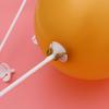 DOITOOL Balloon 200 Balloon with Balloon Party White Sticks, Sticks, 40cm, Caps, Sticks, Birthday, Wedding, Decorations,