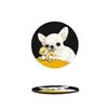 2PCS Car Water Cup Mat Cute Dog Cup Mat Circular Universal Anti Slip Shock Absorbent Creative Automotive Interior