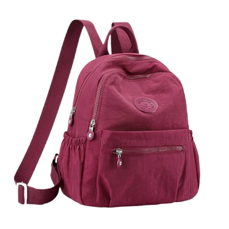 Damen Modischer Rucksack aus Nylon-Oxford-Canvas - Koreanischer Stil, Vielseitig für die Schule oder als Mama-Tasche