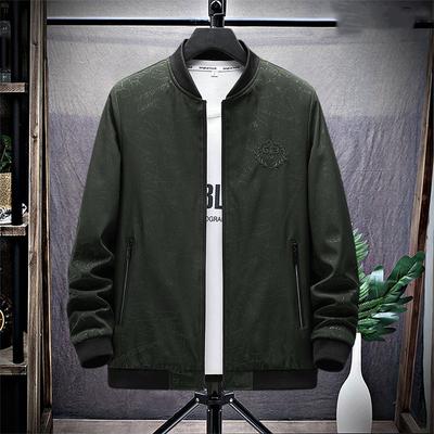 Veste Décontractée Grande Taille pour Homme Printemps et Automne Veste Ample à Manches Longues pour Gentleman