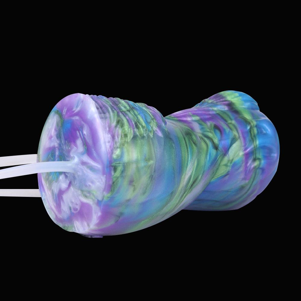 Vodní stříkající masturbační pohár Silikonový masturbátor pro muže Manuální trénink penisu Gay Sex Toy Pussy Anální panenka Kouření