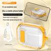 AirPods Pro 3 Transparent Protective Case for 4th Gen with Stand Buckle