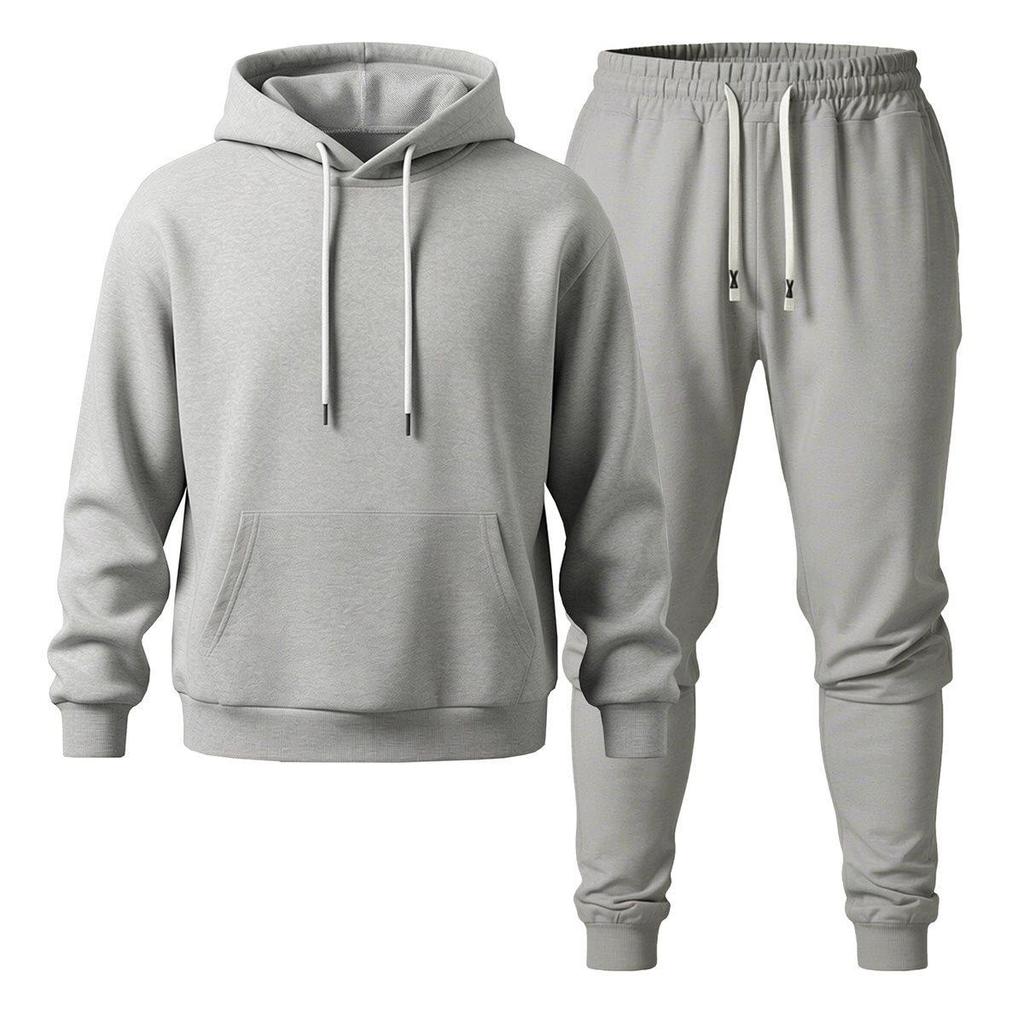 Exclusive Men's Sports Set: Hooded Sweatshirt & Casual Pants