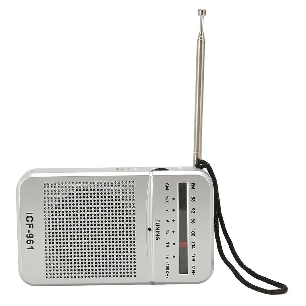 AM FM Radio Professional High Sensitivity MP3 WMA WAV Formats Vintage Mini Pocket Radio for Outdoor Travel Home