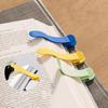 3pcs with Page Bookmark Folder Silica Gel Simple Book Insert Memory and Page Bookmark Automatic Record Page Reading Tool