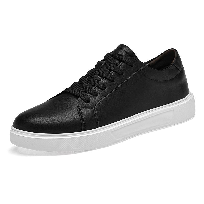 

Genuine Leather Mens Casual Shoes New Comfortable Skateboard Footwear All-Match Sneakers Versatile Lace-Up Male Tenis Masculino 44