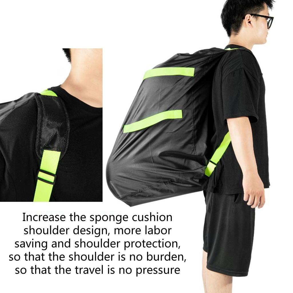 Zaino Pieghevole per Check-in Aeroportuale Ergonomico Borsa per Seggiolino Auto Impermeabile Borsa da Viaggio per Seggiolino Booster Borsa in Tessuto per Seggiolini Booster