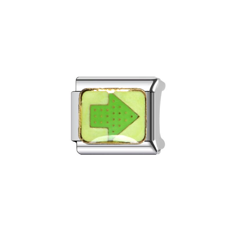 2024 Hot DIY Stainless Steel Letter Bracelet in Korean, European, and American Styles