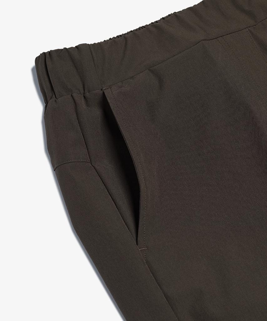 Baellob Women'S Plain Good Basic Pants Dark Beige