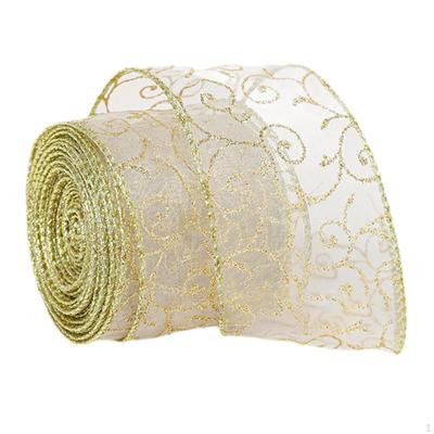 Christmas Ribbon Gift Wrapping DIY Holiday Satin Xmas for Wreath Decor Greeting