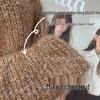 Übergroße Strickmütze im japanischen Stil für Damen - Kuschelig, dick und ohrenwärmend für Herbst und Winter