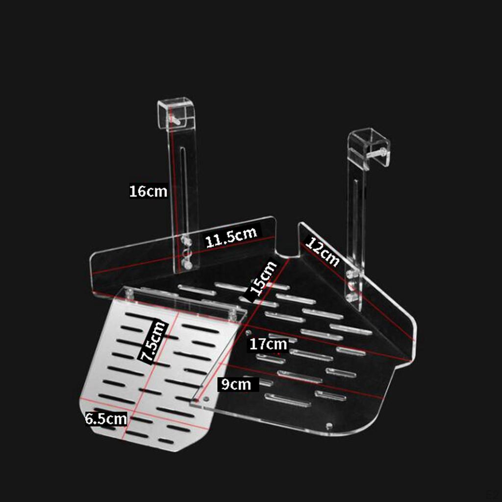 Acrylic Tortoise Ramp Climbing Dock Resting Aquatic Animals Ladder Terrace Turtles Tank Turtle