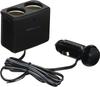 SEIWA Car Cigarette Lighter Socket Universal Cord IMP096 Splitter, 2-Way Socket, Type,