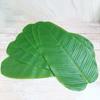 Tropical Faux Banana Leaf Green Drink Cup Coasters Dining Table Mats Fruits Plate  Table Decoration