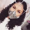 Unique Metal Head Chain Mask Face Jewelry for Halloween Cospaly Party Fancy Dress Ball Gift