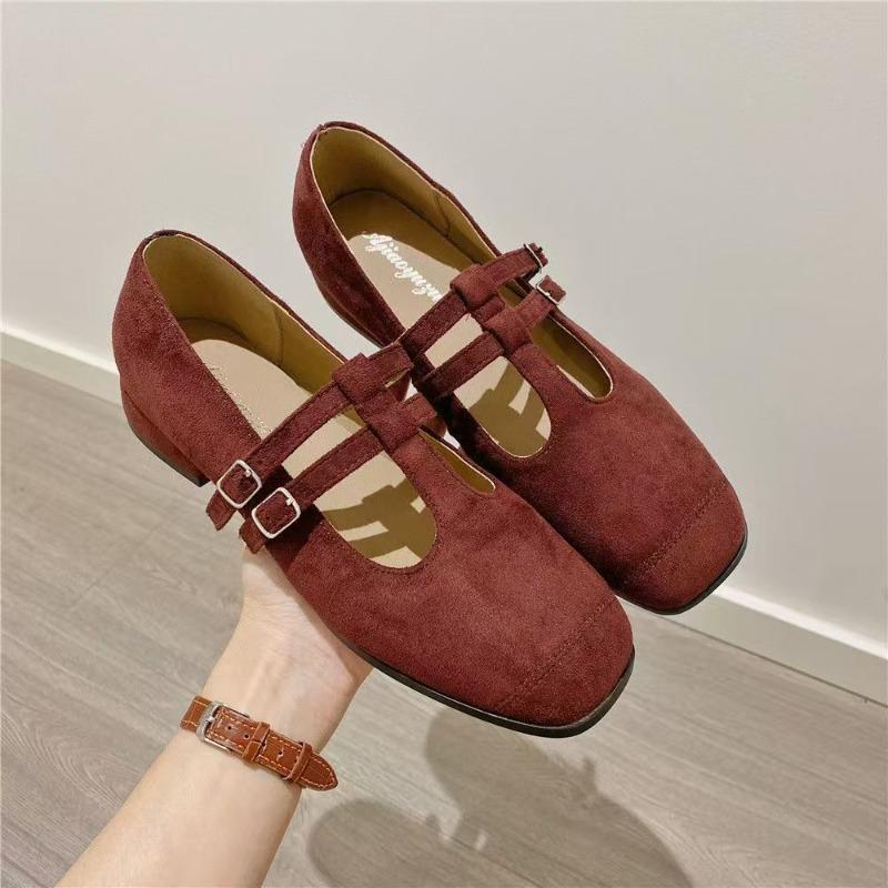Fashion Flat Mary Jane Single Shoes 2025 Spring and Autumn New Retro Women's Shoes Jane Shoes Gentle Leopard Print Shallow Mouth