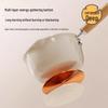 QianChuhuang 16cm Healthy White Ceramic Mini Pot