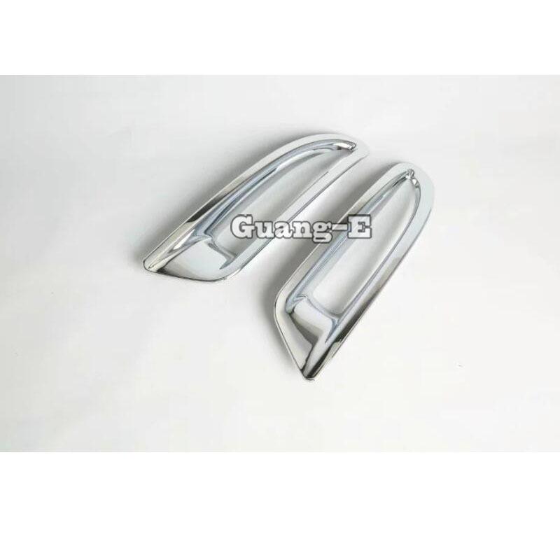 For Mazda6 Mazda 6 Atenza 2014 2015 2016 2017 2018  Car Detector ABS Trim Back Tail Rear Fog Light Lamp Frame Stick 2PCs
