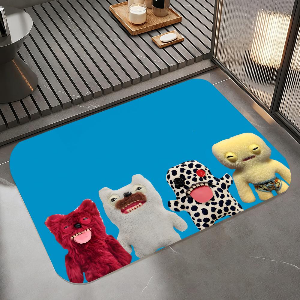 Tappetino da Pavimento Anime F-fuggler, Tappetino da Bagno in Diatomea, Asciugatura Rapida Assorbente Antiscivolo Tappetino per Porta