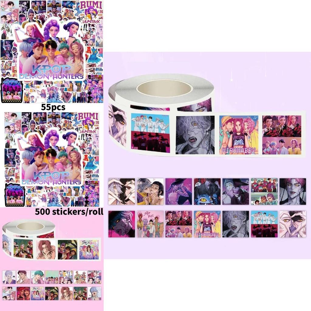 Kpop Demon Hunters Sticker Set With Cute Graffiti Designs For Journal And Phone Decoration