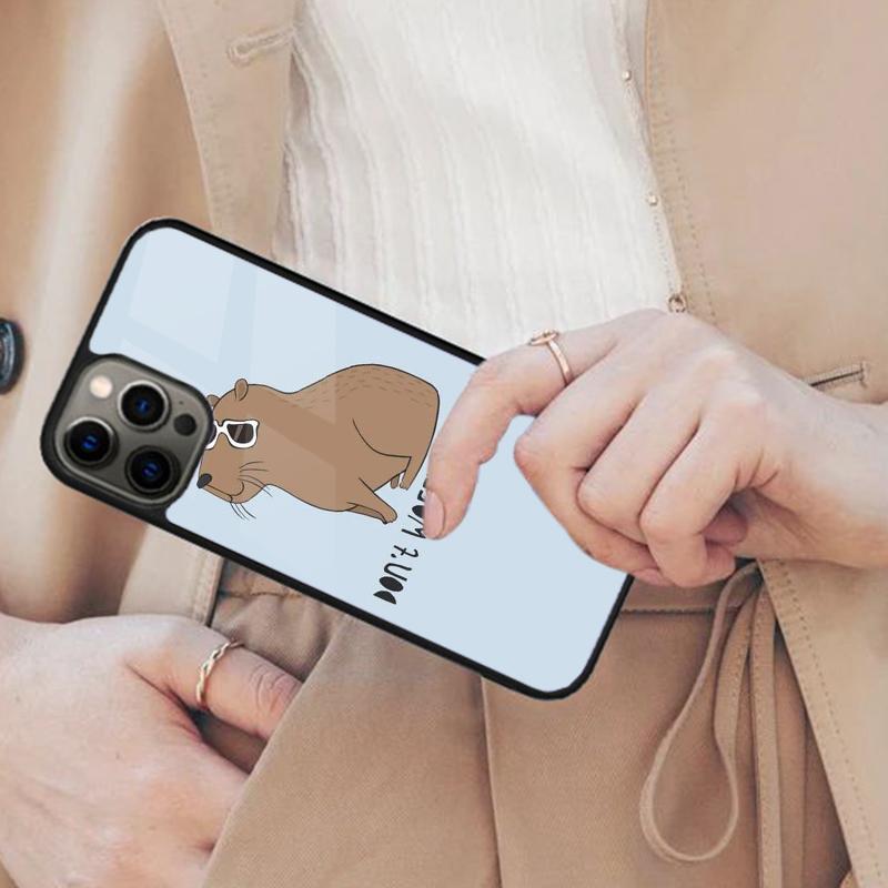 

Capybara cute seamless pattern Magnetic Phone Case For APPLE iPhone 17 Air 16 14 13 12 Pro Max 15 Plus Wireless MagSafe Cover iPhone 13mini