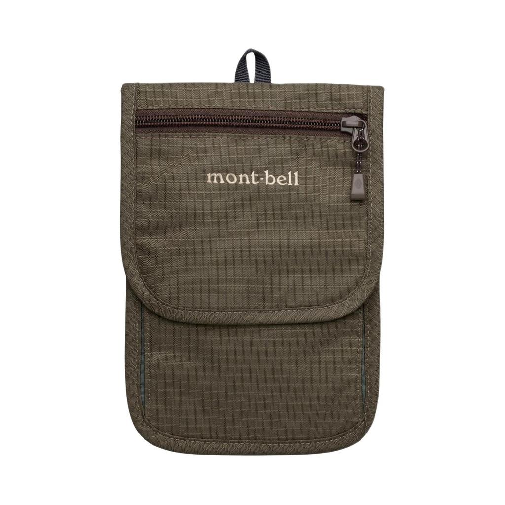 MONTBELL Portable Nylon Wallet Unisex Couple Khaki Brown