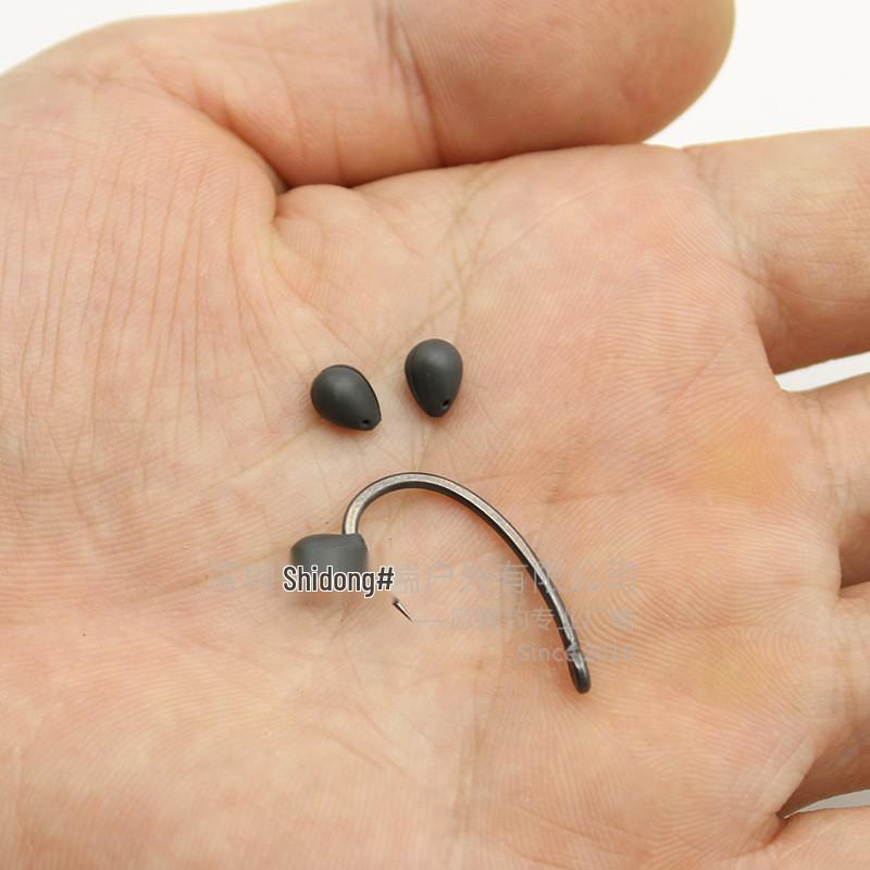 10-Piece Tungsten-Weighted European Carp Fishing Rigs with Sinkers