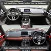 Anti-UV Suede Leather Dashmat For Mazda MX-5 MX5 Roadster Miata ND 2015- Black/Brown Dashboard Cover Sun Shade Carpet Pad