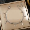 Colorfast Korean-Japanese Titanium Steel Women's Bracelet - Versatile, Fashionable Hand Jewelry.