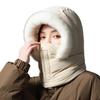 Warm Scarf Mask Integrated Hat Coldproof Helmet Cap New Lei Feng Hat  Autumn and Winter