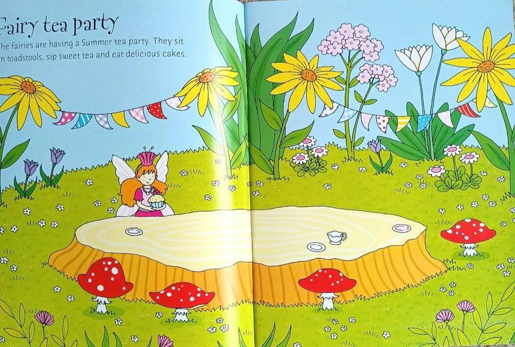 [USED] Usborne stickerbook set of 4 for girls