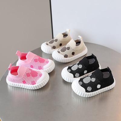 Printemps Nouveaux Garçons et Filles Doux Antidérapants Mode Enfants Respirants Décontractés Maternelle 2024 Enfants Imprimés Mignons Chaussures de Sport Maille
