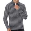 Men's high-end golf striped polo shirt t-shirt men's lapel Paul shirt long sleeve tops